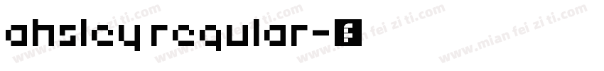 ahsley regular字体转换